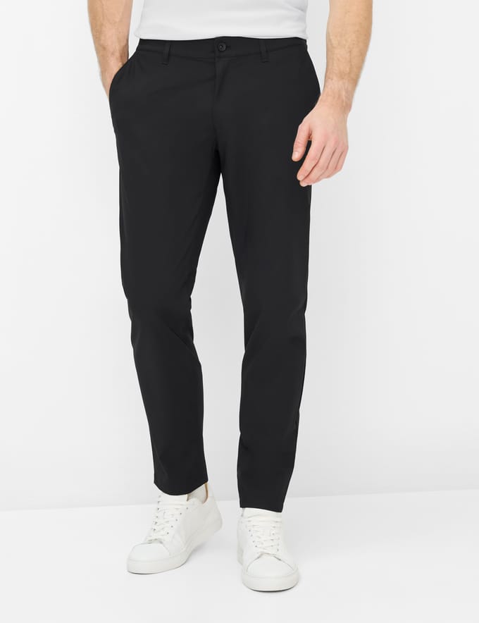 Brax Heren Chino  Style PHIL black, zwart, maat 30/30