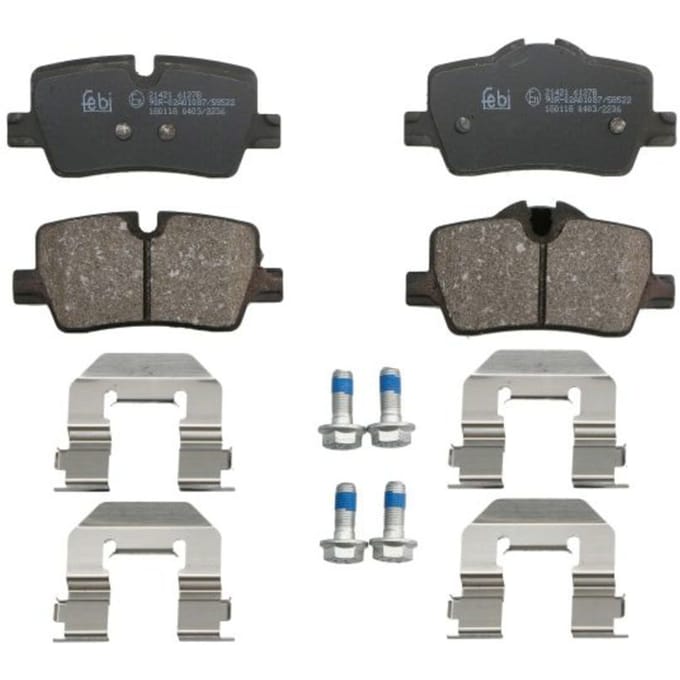 Remblokset FEBI BILSTEIN 180118, achter