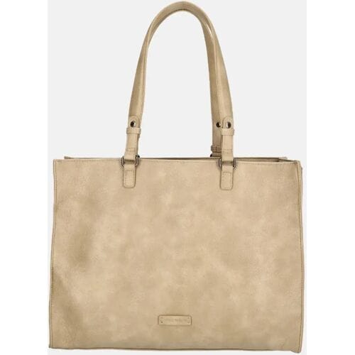 Enrico Benetti Handtas/Schoudertas 15'' Lily Mid Taupe