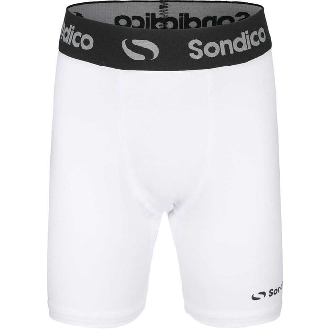 Sondico Kinder/Kinder Snug Fit Compressieshort (Wit)