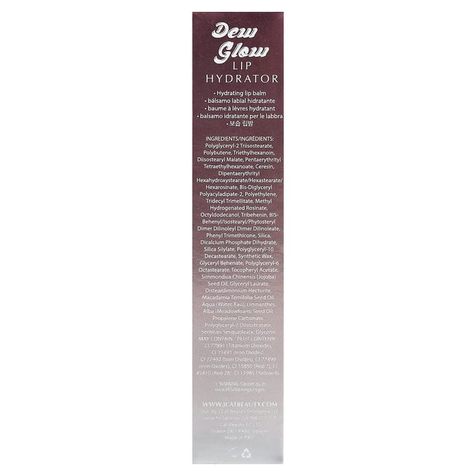 J.Cat Beauty, Dew Glow, Lip Hydrator, DLB102 Drizzle Sprinkle, 3.4 g (0,12 oz) pink