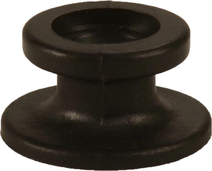 Touwhaak rond, bindoog, bindhaak tot 6mm, Koordhaak 25 mm, 1 Stuk