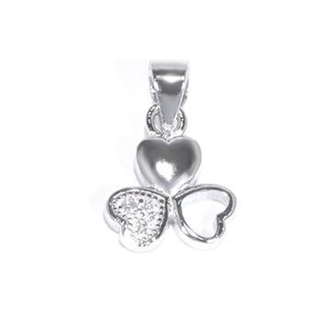 Blinx Jewels Zilveren Hanger Hartjes Klaver