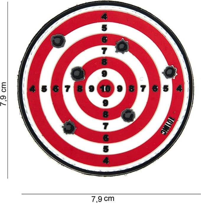 101 Inc Embleem 3D Pvc Target Rood  14037