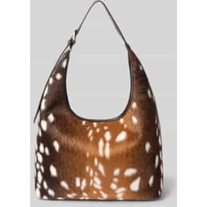 Handtas van imitatiebont in allover-look