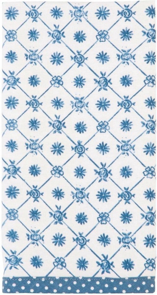 Clayre & Eef Servetten 6 stuks 40 x 40 cm SPL blauw - M x P43BL