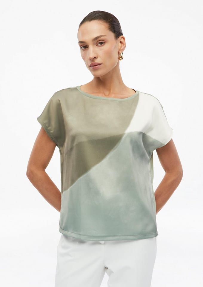 relaxed fit t-shirt van viscosemix