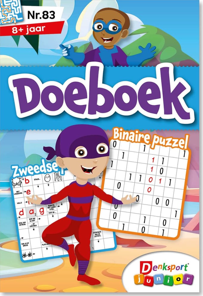 Denksport Junior Puzzelboek Doeboek, editie 83