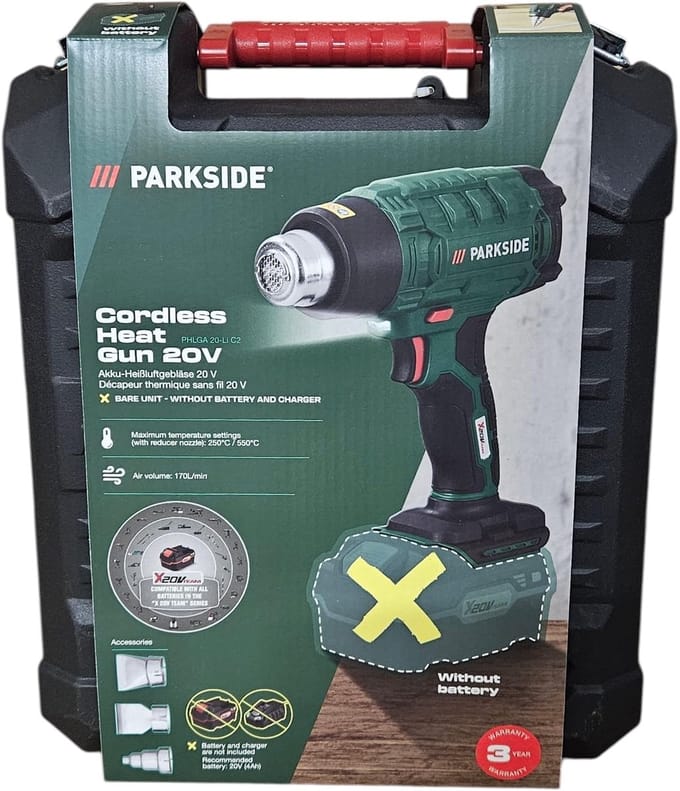 Heteluchtpistool - Warmeluchtblazer - Verf Verwijderen - Accu Systeem Compatibel - 20 Volt