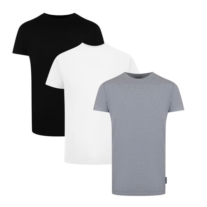 Palm Angels Driepack Vlag Logo Multikleur T-Shirts