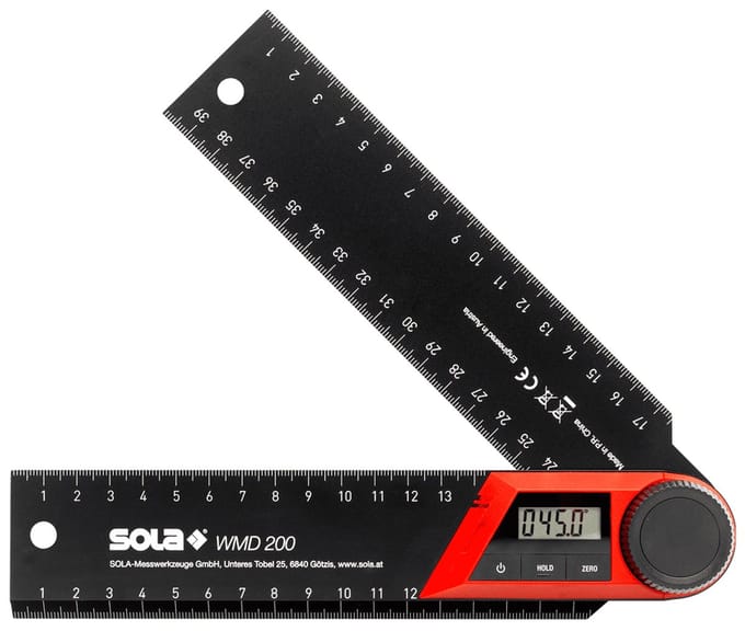 Sola WMD 200 Digitale hoekmeter - 200 mm – 56052301