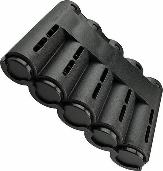 Horeca Munthouder- Eurokit - Voor 5 Soorten Munten - 5 Tubes - Zwart