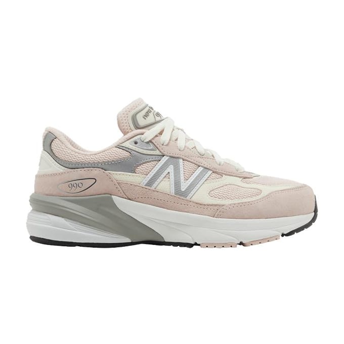 New Balance 990v6 Enfant Plus Large 'Rose Brumeux' 35.5 white