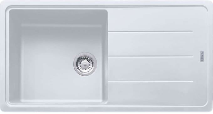 Franke Basis - BFG 611 Fragranit spoelbak, 97x50 cm, glacier 114.0285.303