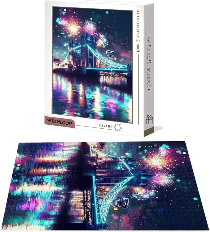 Houten Puzzel - Legpuzzel Volwassenen - Ontspanning Thuis - Genummerde Achterkant - 87 x 57 cm - Landschap