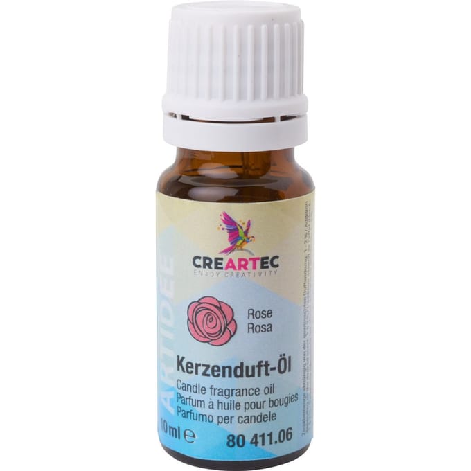 Geurolie voor kaarsen, 10 ml - Roos