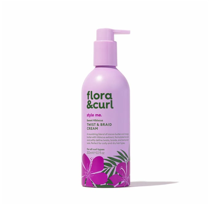 Flora & Curl Flora &amp; Curl Sweet Hibiscus Twist &amp; Braid Cream 300 ml
