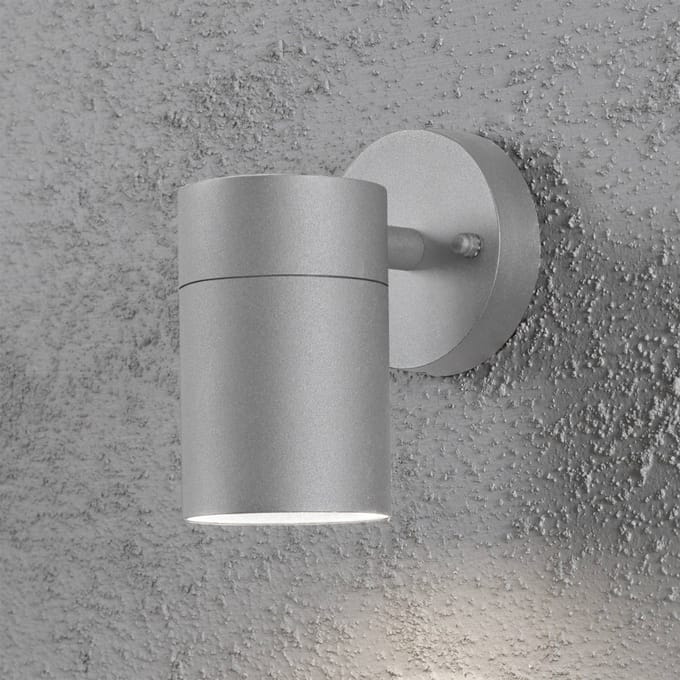 Konstsmide Buitenwandlamp NEW MODENA 1-l., grijs