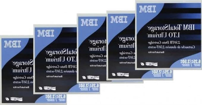 Data Cartridges - Archief Media - Data Opslag - Hoge Capaciteit - 2.5 TB - Zwart