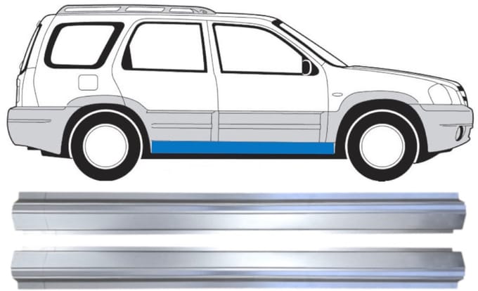 Binnenste reparatie dorpel voor Mazda Tribute 2001-2008 / Links + Rechts