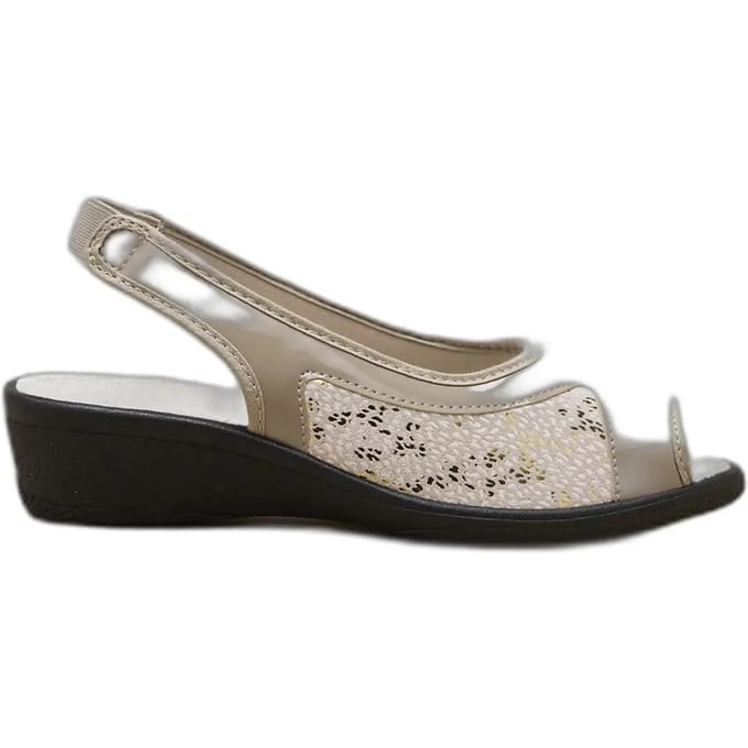 Rekbare sandalen met elastische achterkant voor dames Pédiconfort