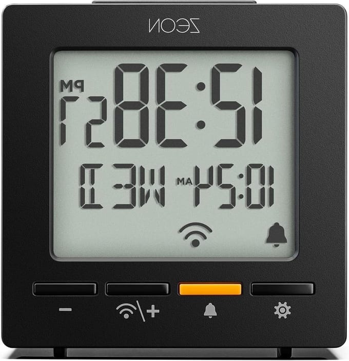 Digitale Wekker - Tijdklok Radio - Dagelijkse Routine - Dubbele Alarm Instelling - Compact Formaat - Zwart