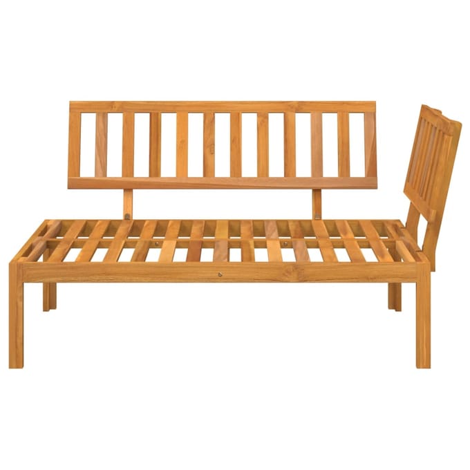 vidaXL - Tuinhoekbank - pallet - massief - acaciahout
