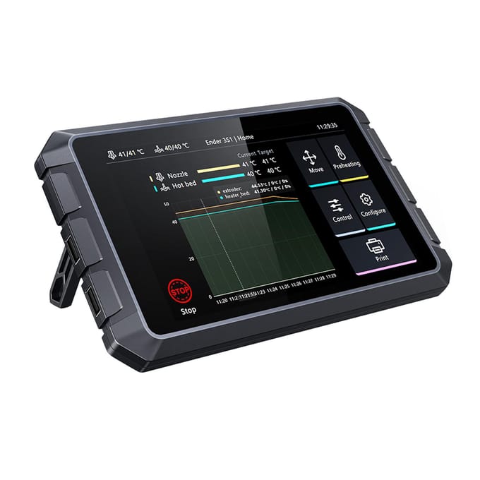 Creality 3D Sonic Pad voor FDM 3D-printer met Meerdere Interfaces 7   Touchscreen RAM 2G ROM 8G zwart