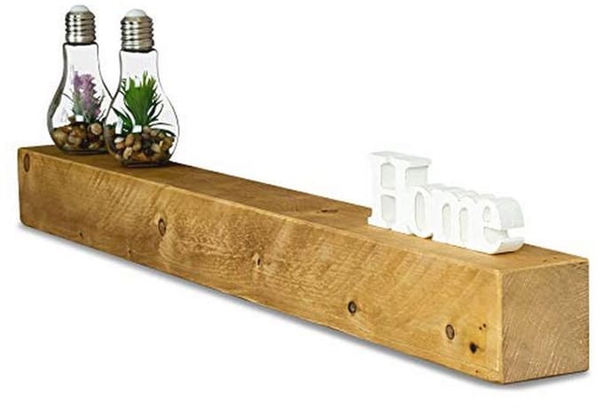 Wandrek Massief Hout 100x10cm