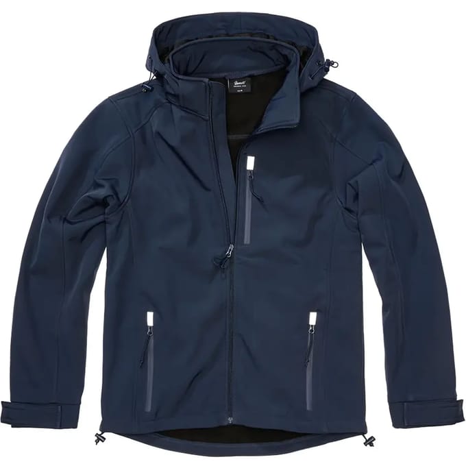 Brandit - Softshell Hurricane Jacket - L - Donkerblauw