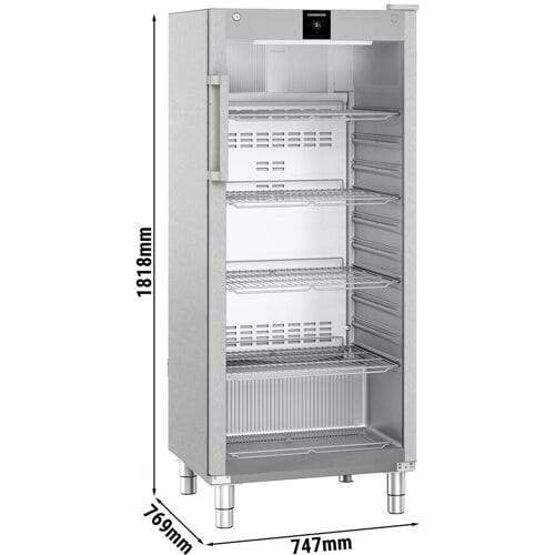 Liebherr Koelkast RVS PERFECTION - 600 liter - GN 2/1 - RVS interieur - 1 glazen deur zilver