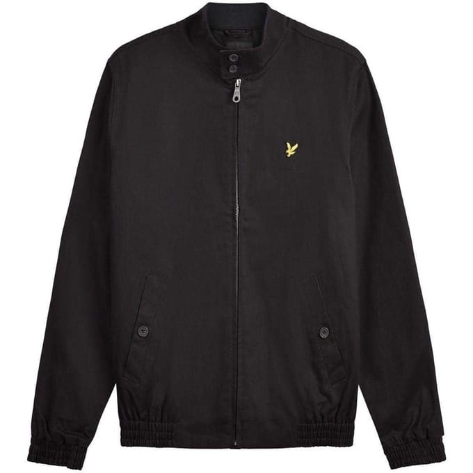 Lyle & Scott Heren Harrington Jas (Zwart)