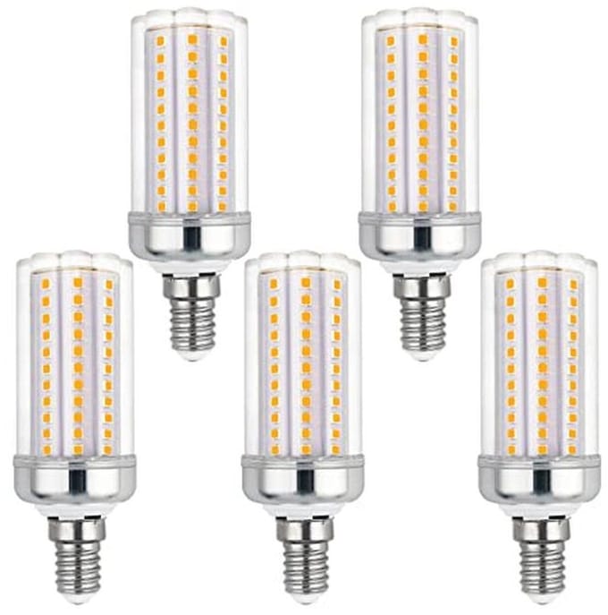 LED-lamp E14 16W Koud Wit 6000K - Set van 5 stuks met 360 graden Lichtopbrengst