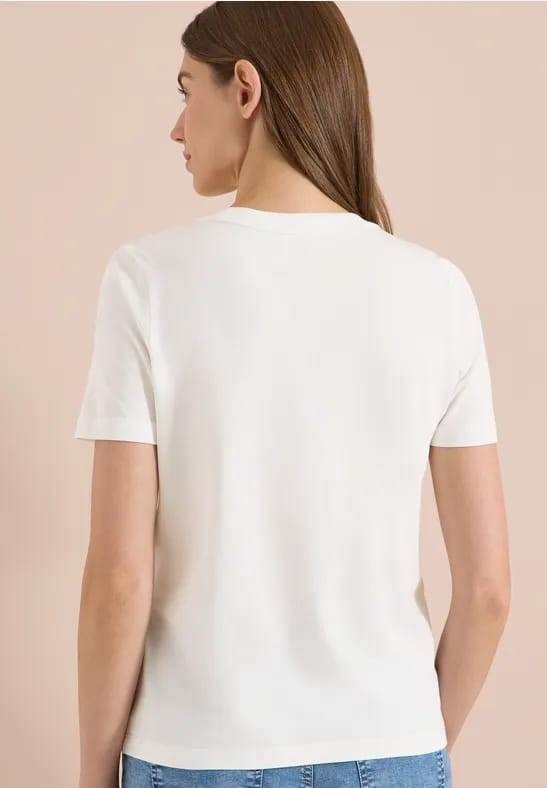 Shirt met ronde hals en Artwork