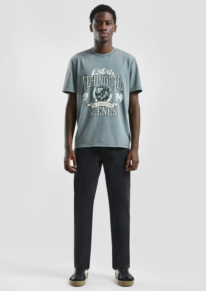 Regular Fit Midden Hoge Taille Jeans QS Pete