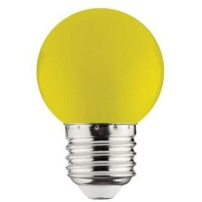 Ampoule LED bol Geel 1W (Vgl. 8W) E27 geel