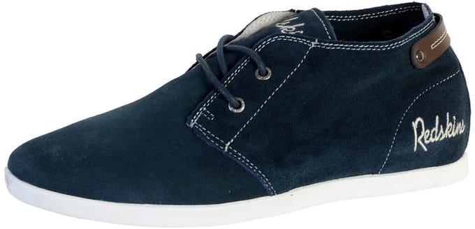 Zipper-schoen in marineblauw