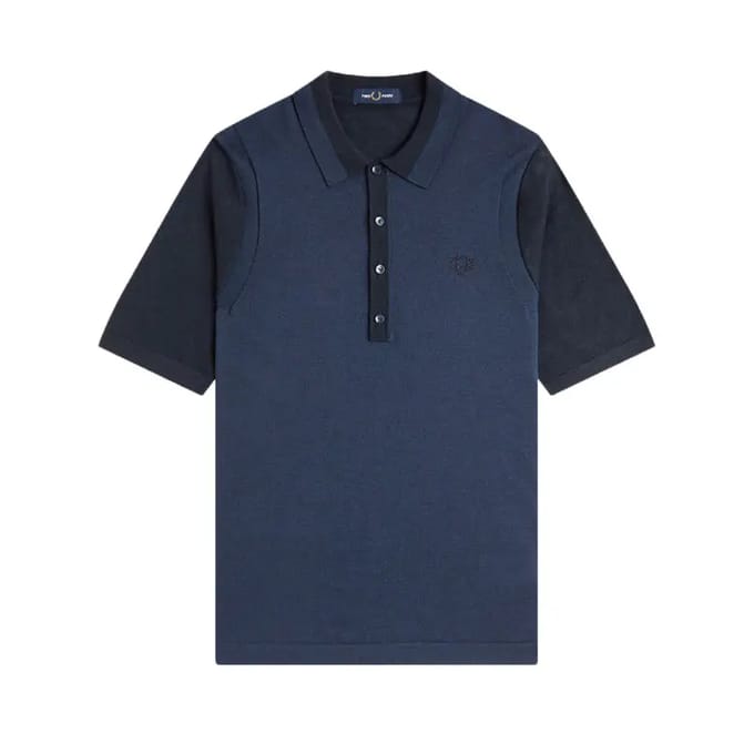 Gebreid poloshirt Fred Perry Colour Block