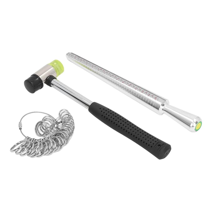 Ringmaat Meetinstrument Doornmaat Sieradenhamer Meetinstrument Maatstok white