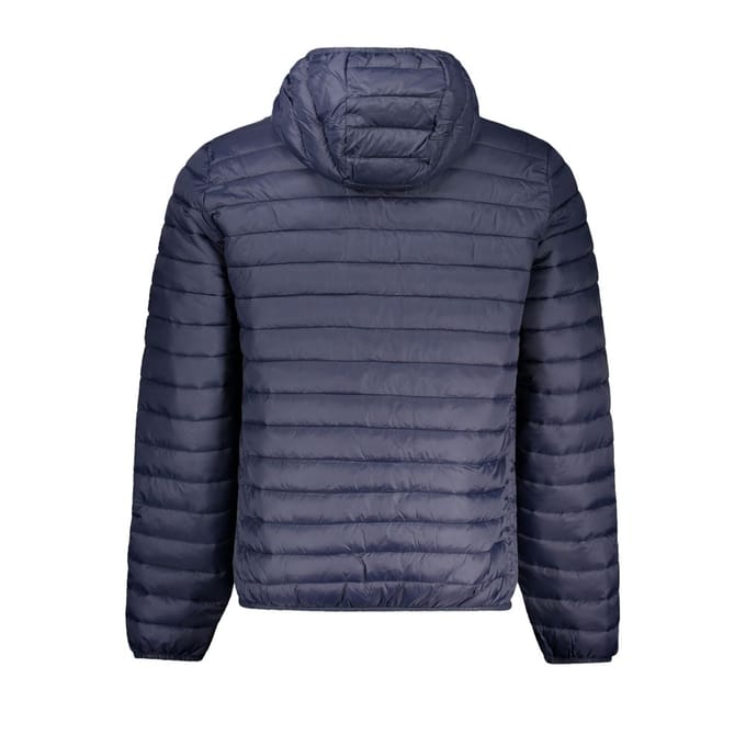 Gequiltede Hoodie Jas Navy