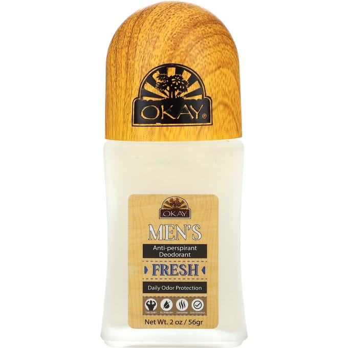 D'accord Pure Naturals, Hommes, Déodorant Antiperspirant, Frais, 2 oz (56g) beige
