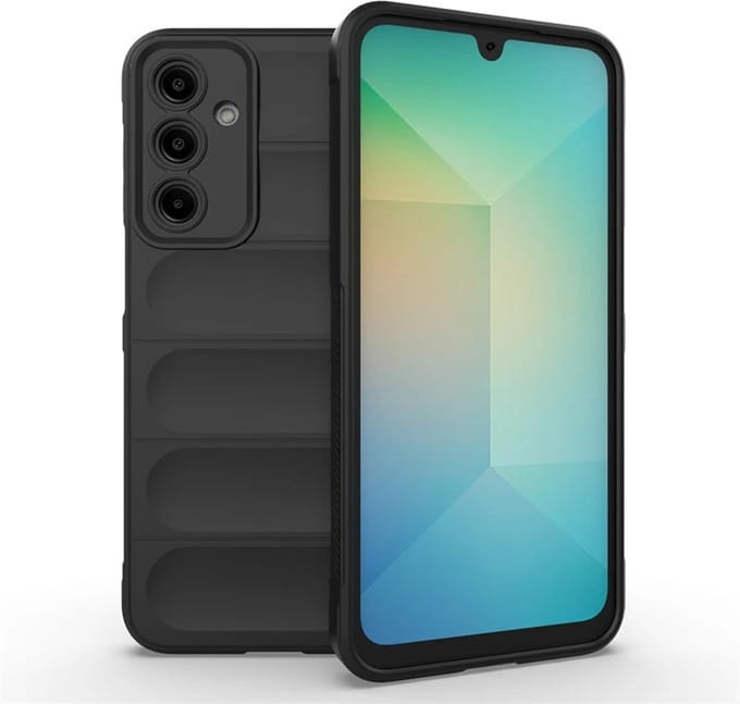 MobyDefend Hoesje - Geschikt voor Samsung Galaxy A16 - TPU Gripcase - Zwart
