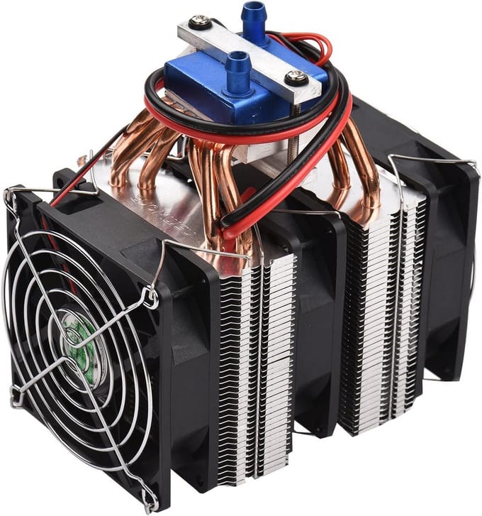 Water Chiller - Koelmachine Aquarium - Aquarium Koelen - Halfgeleider Koeling - 40 Liter - Zilver