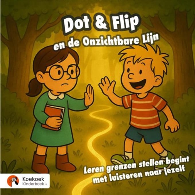 Dot & Flip En De Onzichtbare Lijn - Koekoek Kinderboek