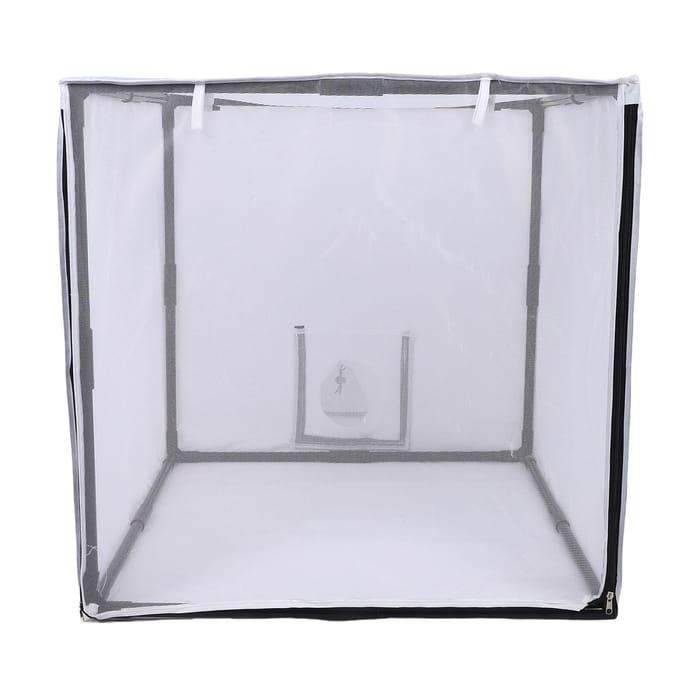 Draagbare Spuitcabine met Filter en Gaasgordijn Mobiele Afneembare SchilderTent voor Garage Studio Tuin white