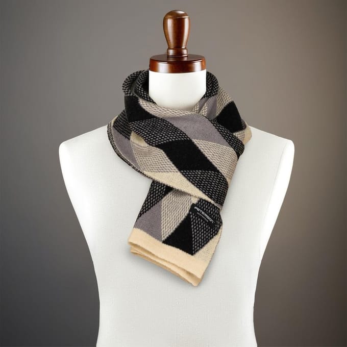 Peterson - Heren Elegante Ruit Sjaal - Warm en Stijlvol
