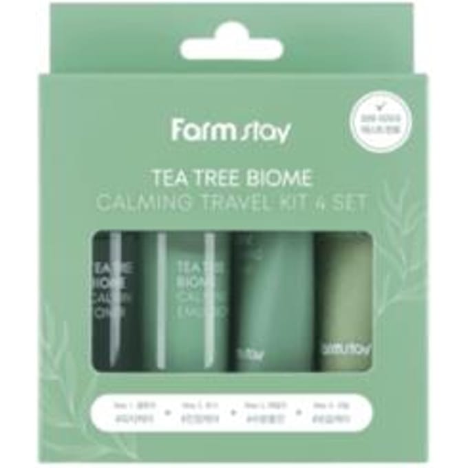 Farm Stay Tea Tree Biome Kalmerende Reisset 4 Stuks + WILLEKEURIG CADEAU