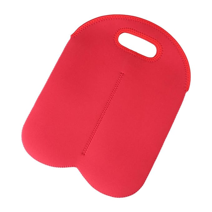 1PC Neopreen Flessenkoeler Wijnfles Tas Beschermhoes Drank Mouw Houder red