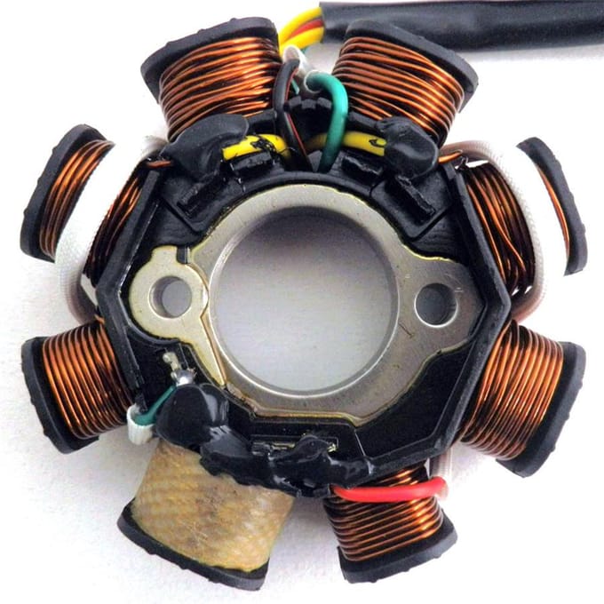 DC Ontsteking Stator Magneto Spoel Generator 8 Polen Voor GY6 150cc 125cc Scooter ATV black