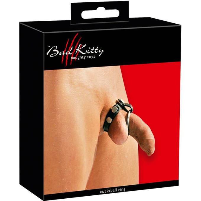 Lederen penis cockring